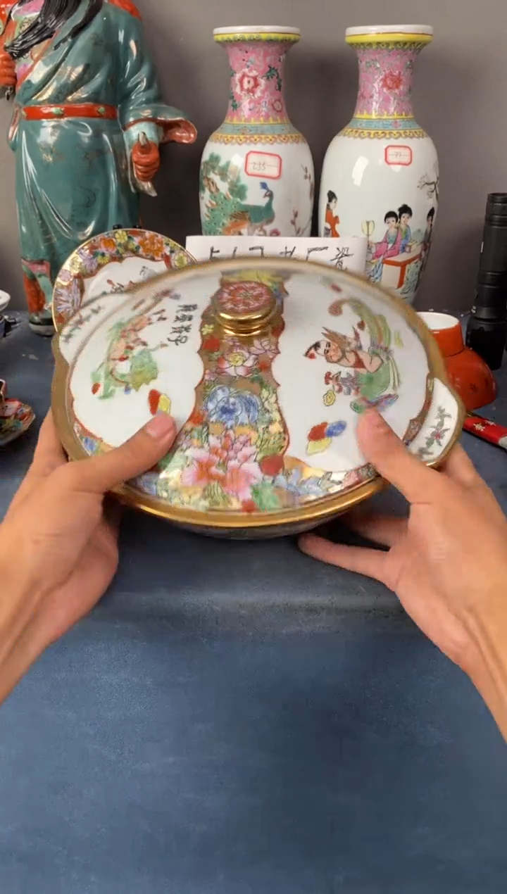 摆件陶567精品老厂瓷器（煤窑烧制）