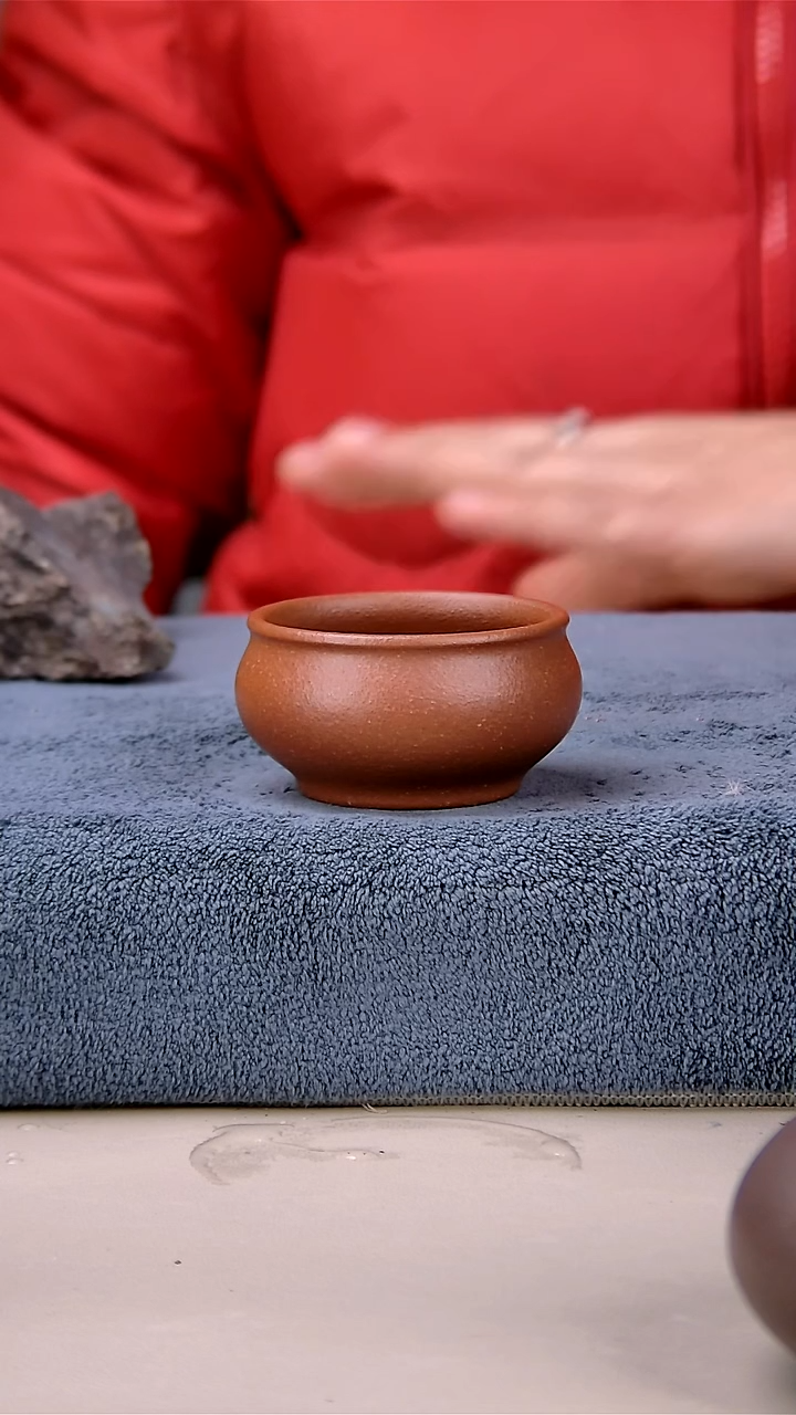 【闪购商品】紫砂茶壶6个小杯子红降坡的
