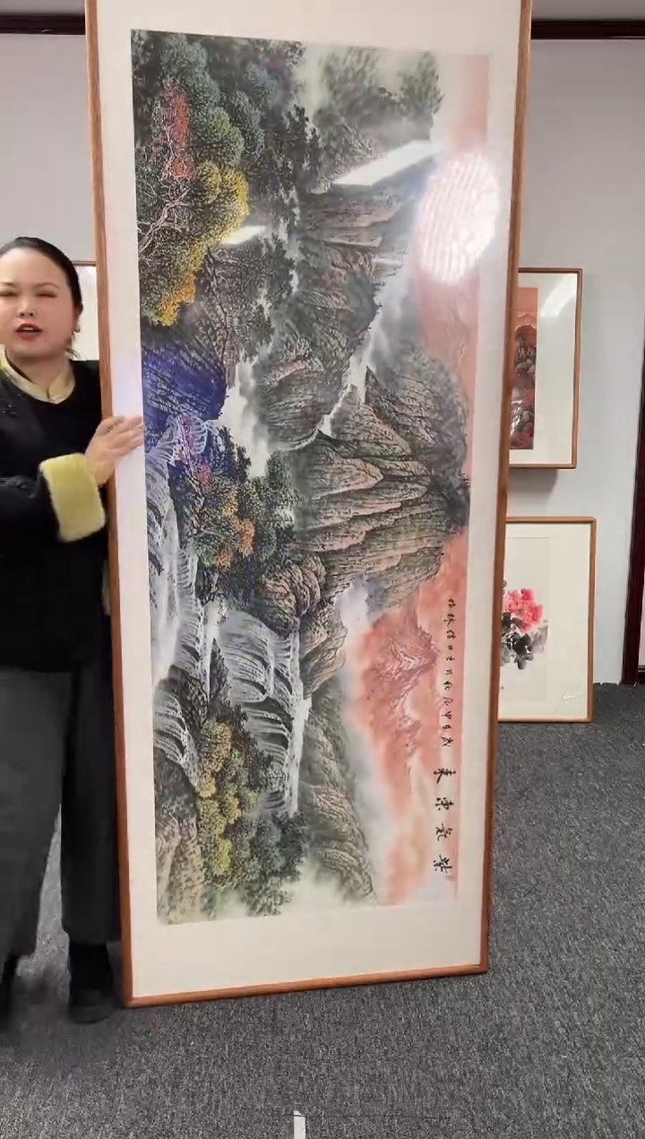 【闪购商品】国画紫气东来210*80绘画作品