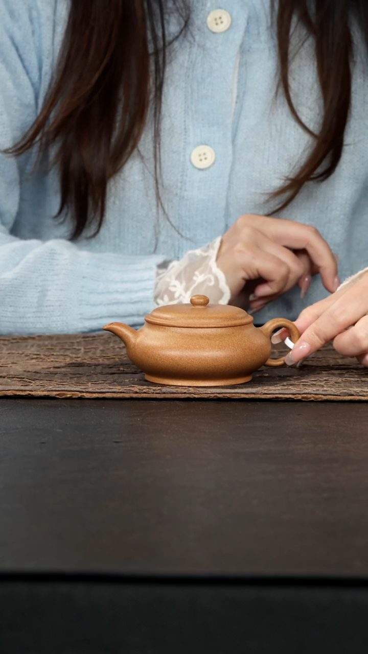 茶壶紫砂冷黄金明炉140cc