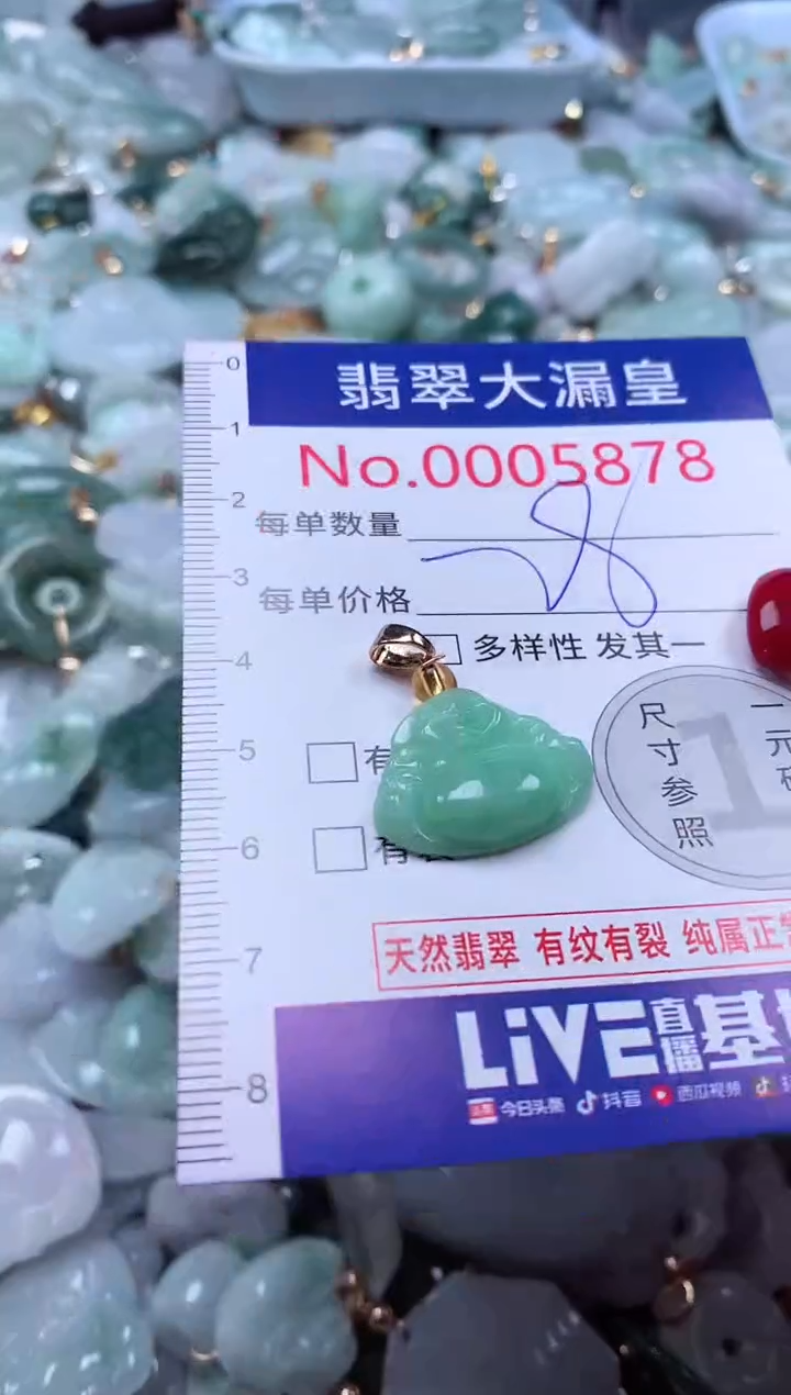 颈饰未镶嵌翡翠5878