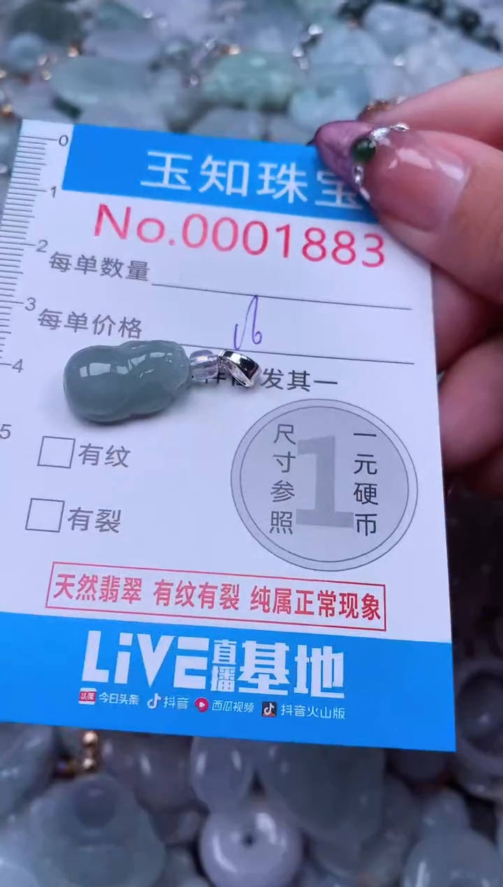 吊坠(不含链)未镶嵌翡翠1883