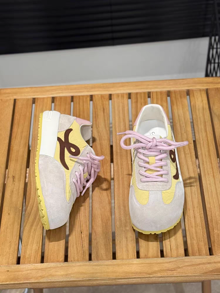 【鞋爱】2501-9真皮多巴胺厚底圆头系带学院风运动休闲鞋德训鞋