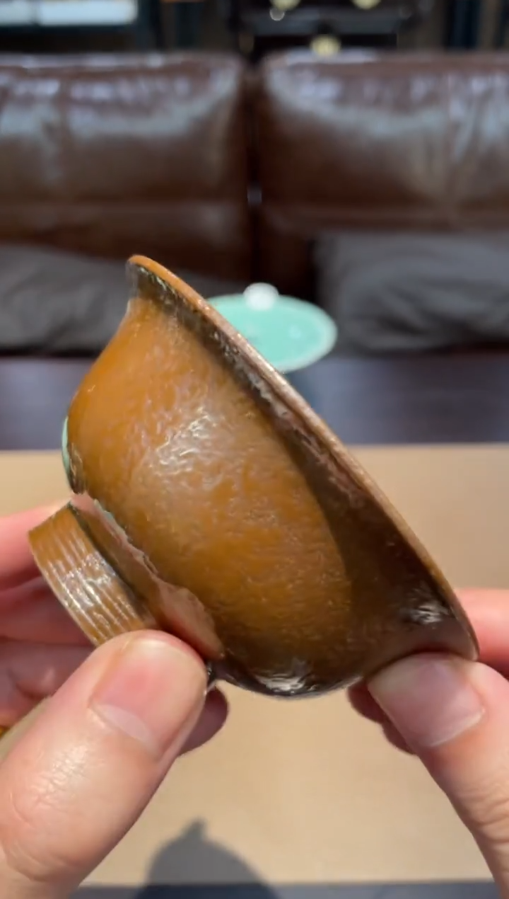 196窑承青瓷草木灰杯子