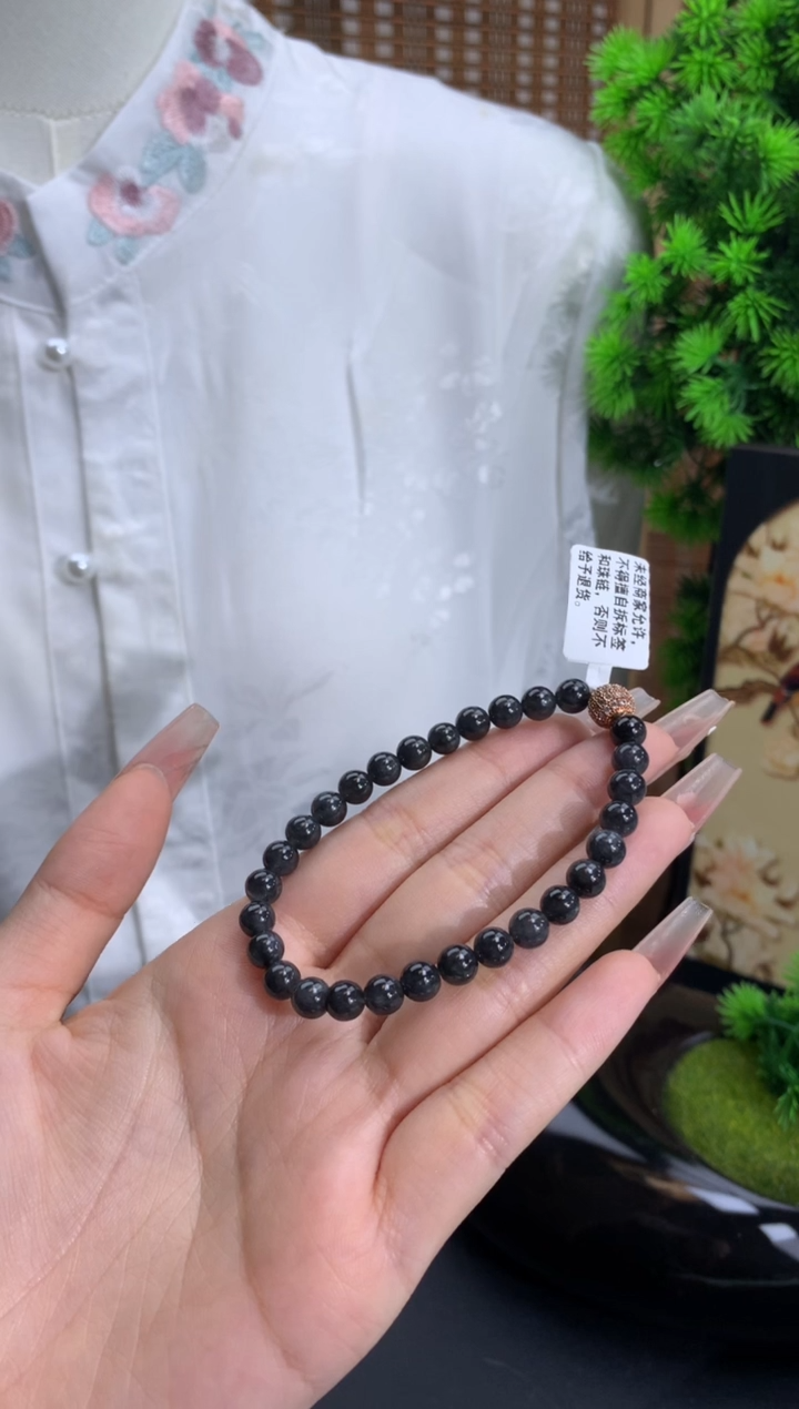 【闪购商品】翡翠手链未镶嵌卡6.1mm