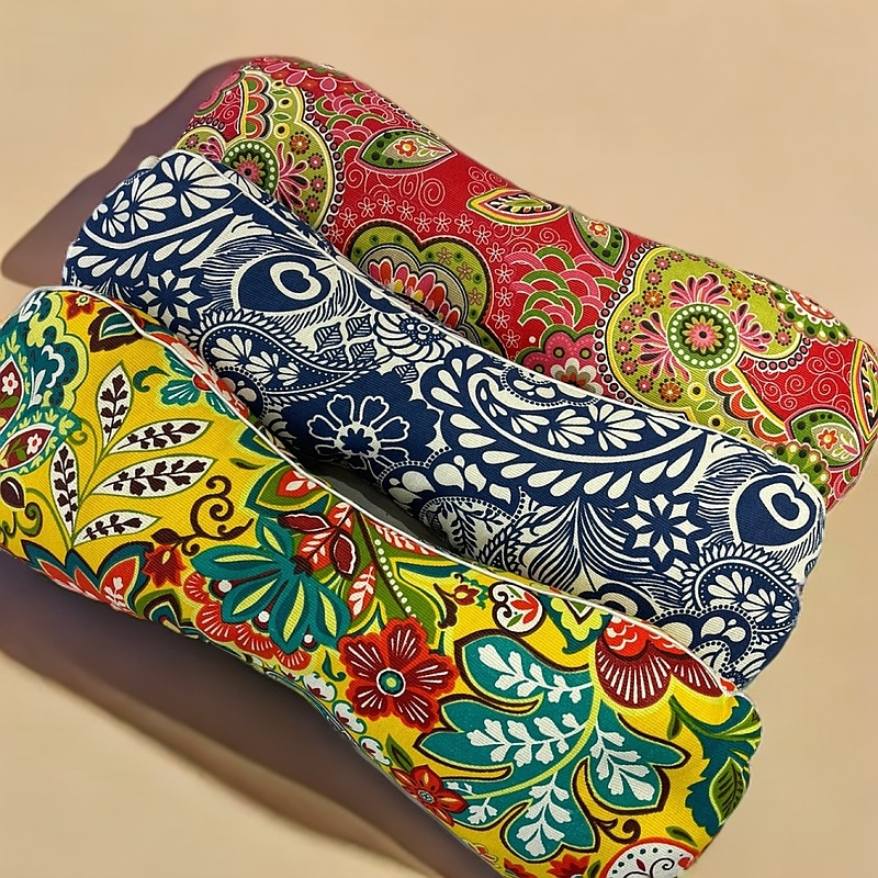 艾草颈椎枕头颜色随机发--52*20±2-6