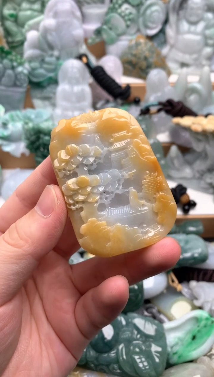 吊坠(不含链)未镶嵌翡翠1