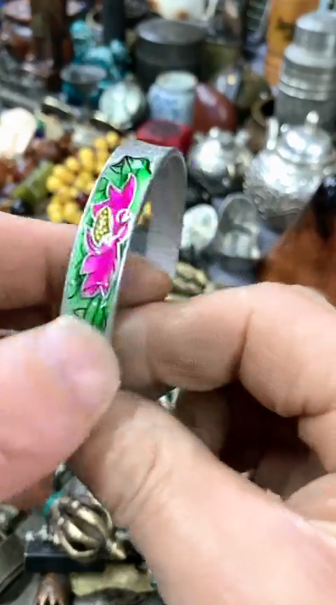 【闪购商品】一物一拍编号烤蓝扁链