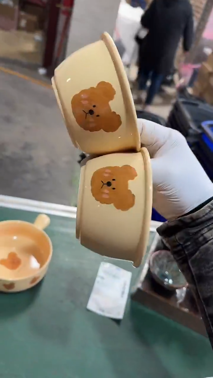 陶瓷2个米饭碗 微瑕凑满20元包邮