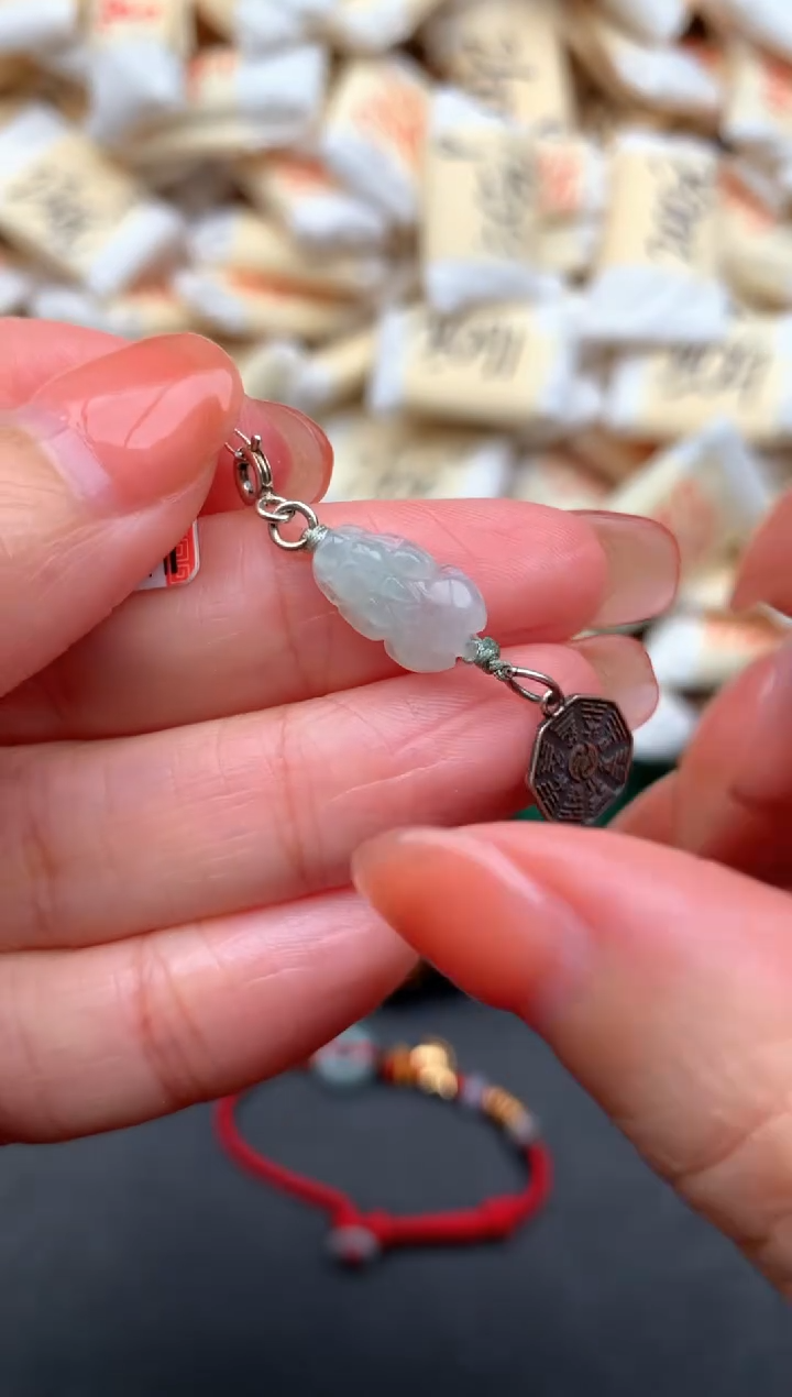 银S925镶嵌挂件翡翠1