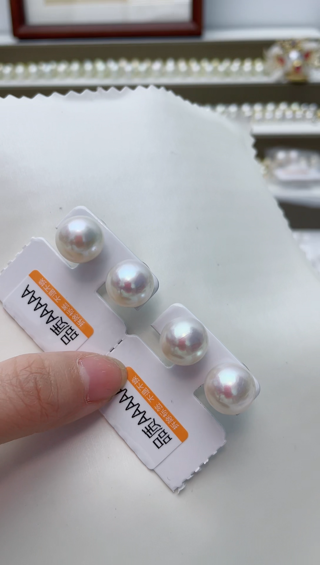 【闪购商品】淡水珍珠耳饰银S925镶嵌A113商品多样性发其一