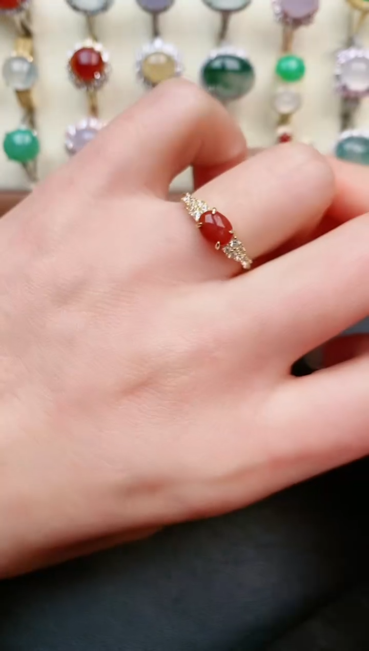 【闪购商品】翡翠戒指银S925镶嵌.....