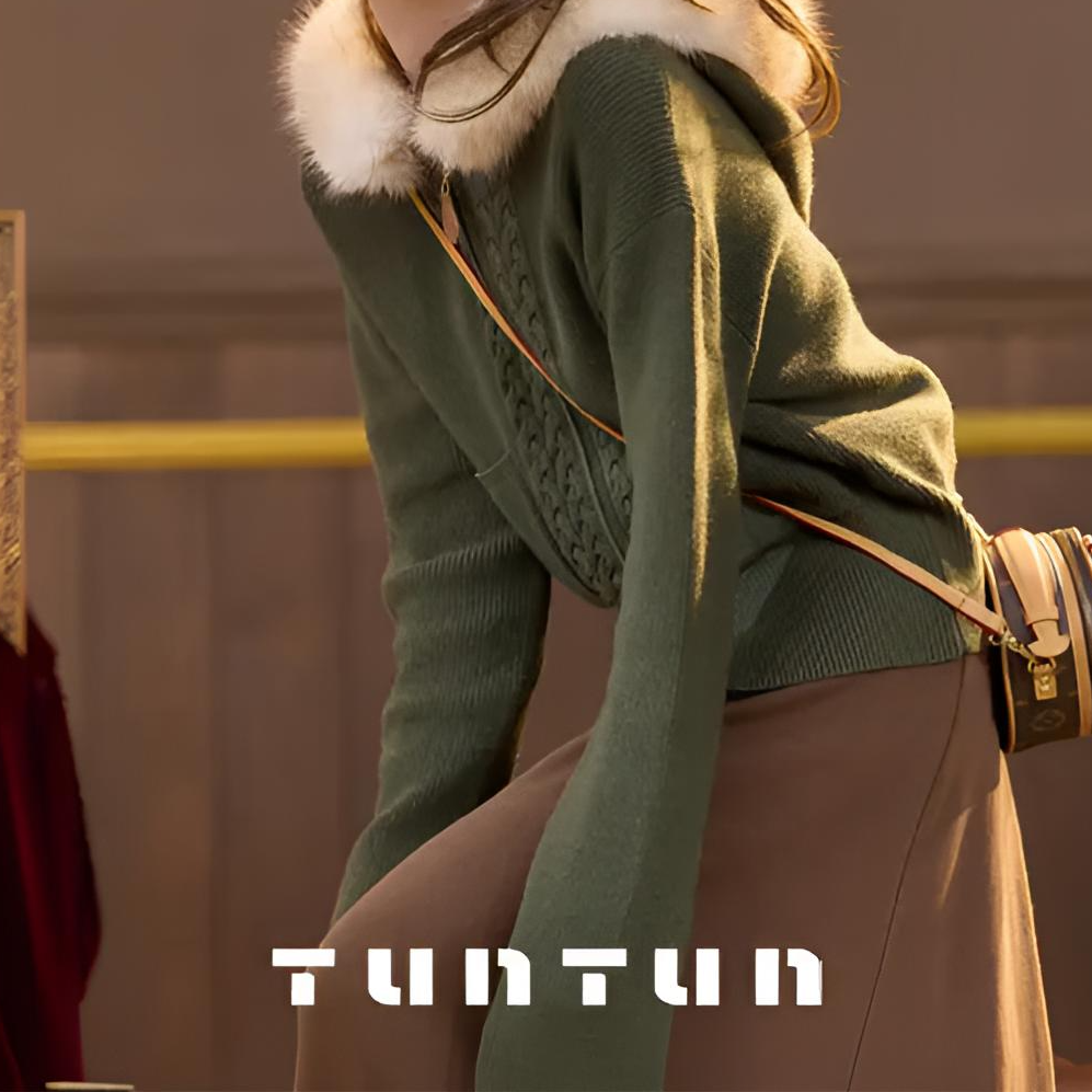 10月26号上新【冬日恋岛 军绿】毛织衫