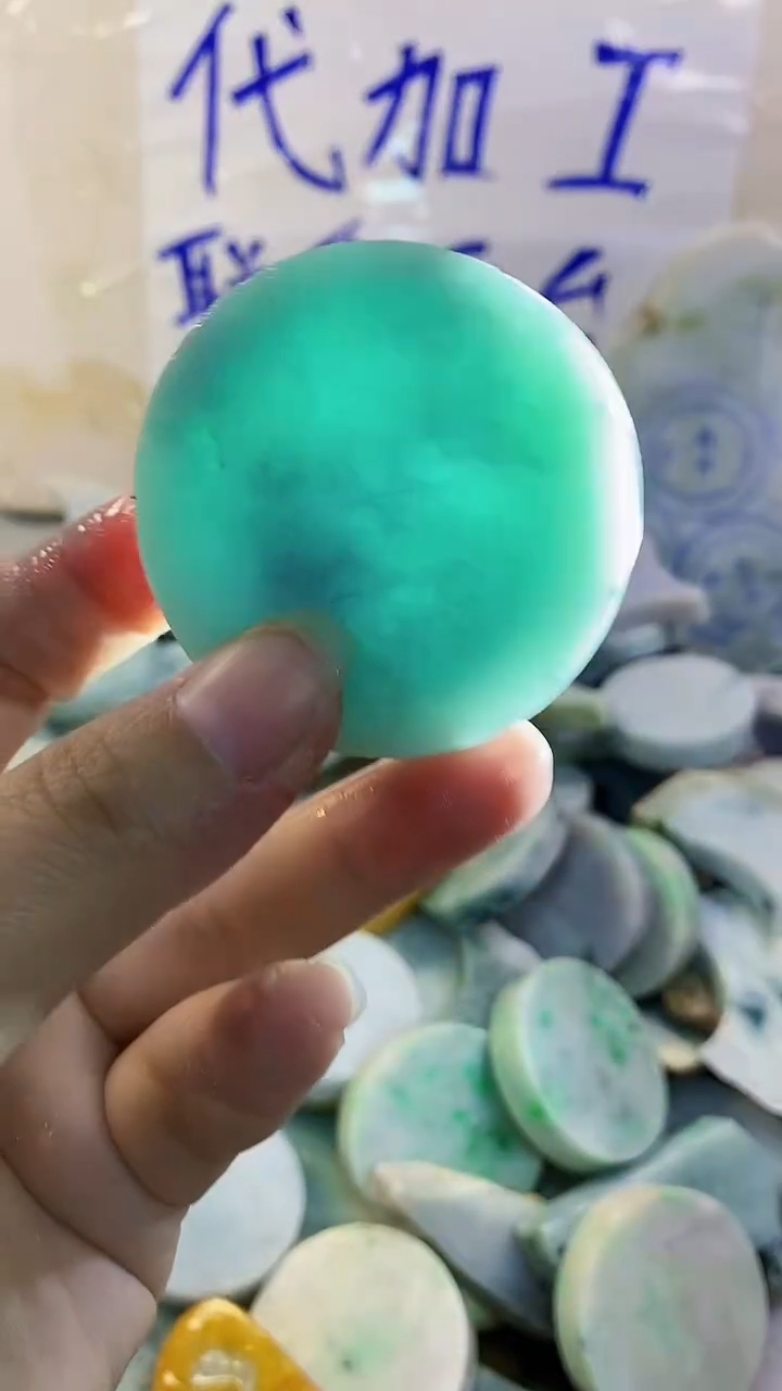 裸石翡翠纯天然A货翡翠35