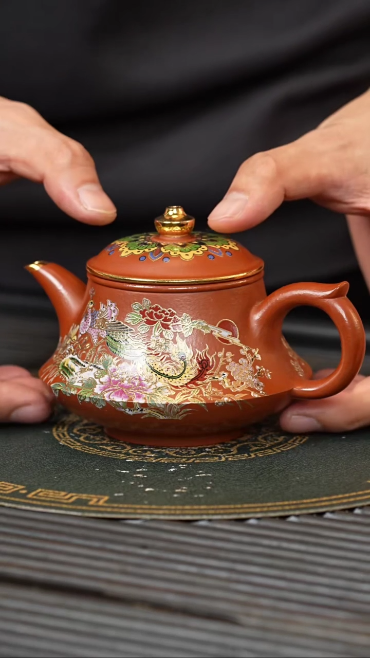 【闪购商品】紫砂茶壶GJY 朱泥 云炉