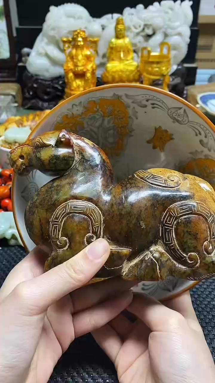 【闪购商品】瓷片瓷片瓷器 摆件1个