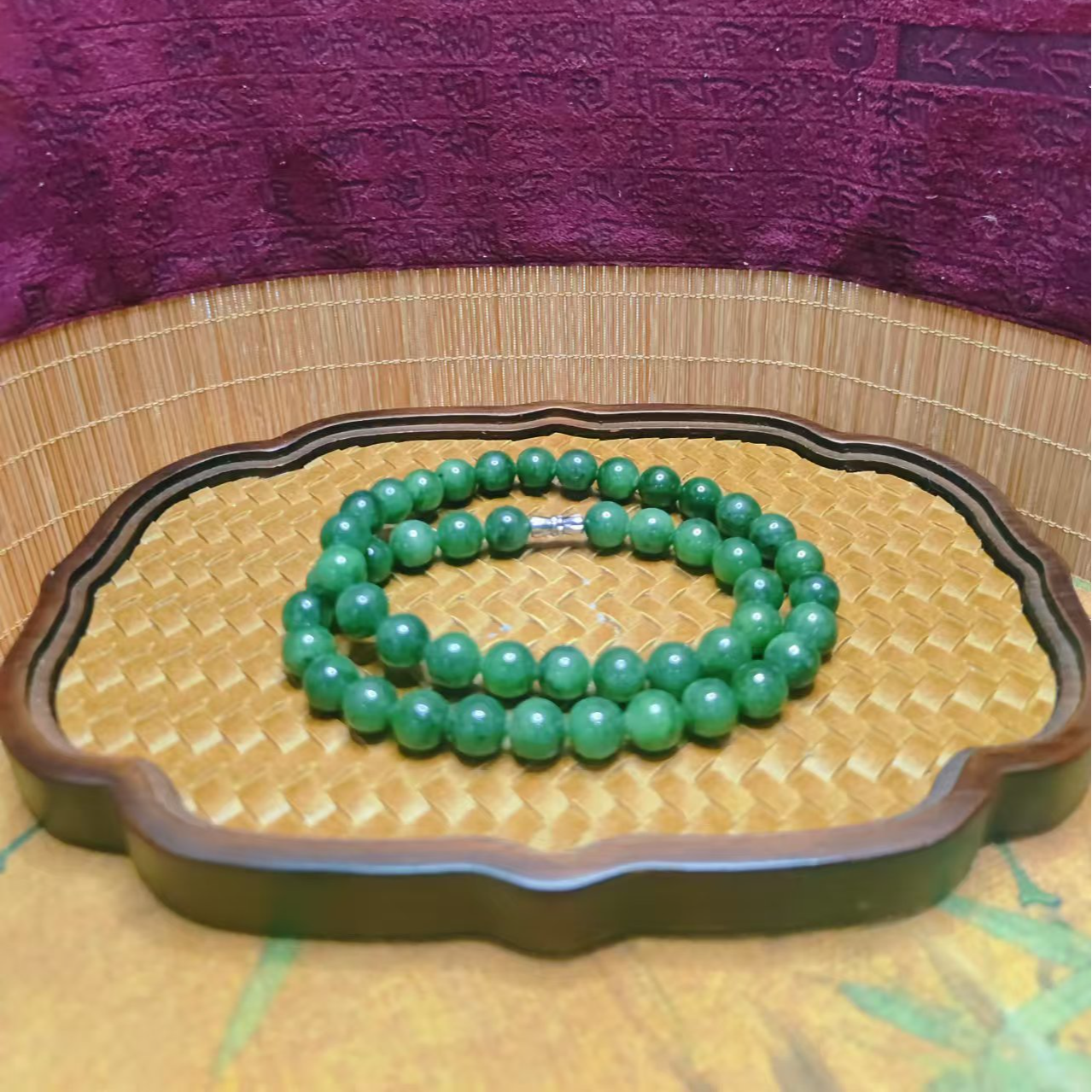 A和田玉碧玉项链1261