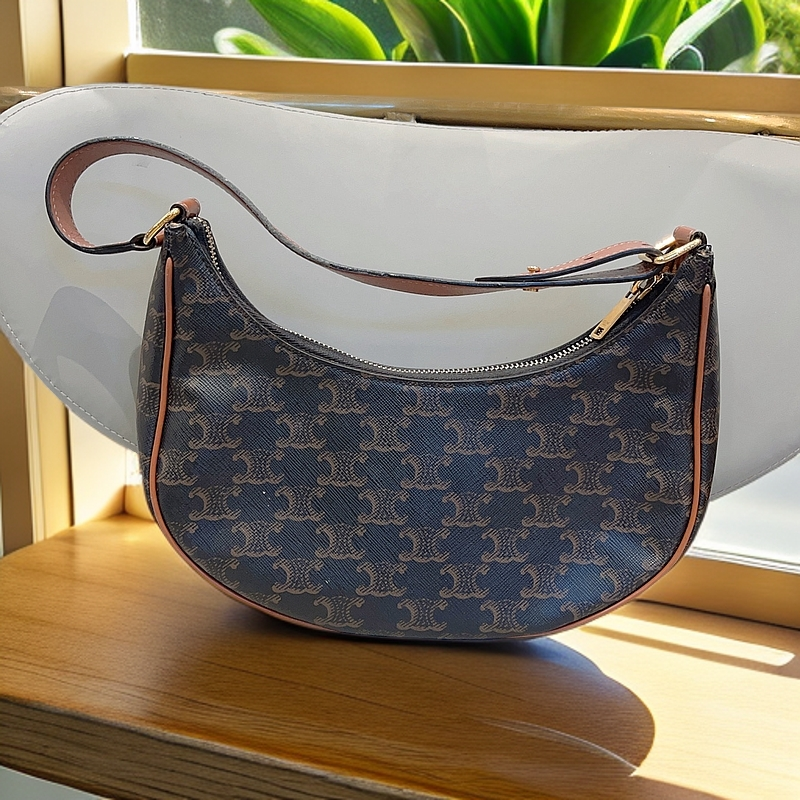 95新 Celine/思琳 老花豌豆手提包1151 9138