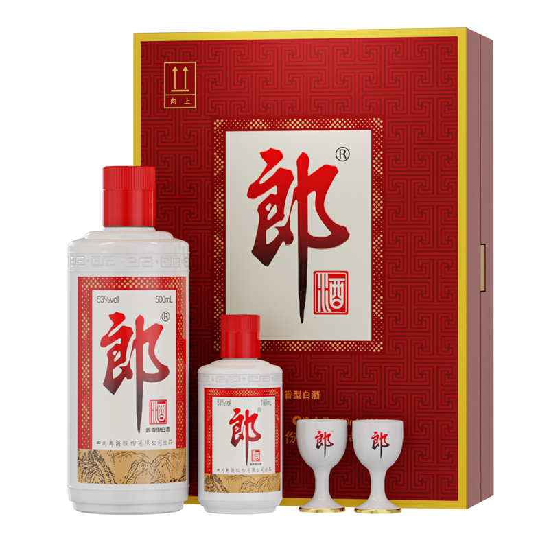 郎酒郎牌郎子母郎53度（500ml+100ml）