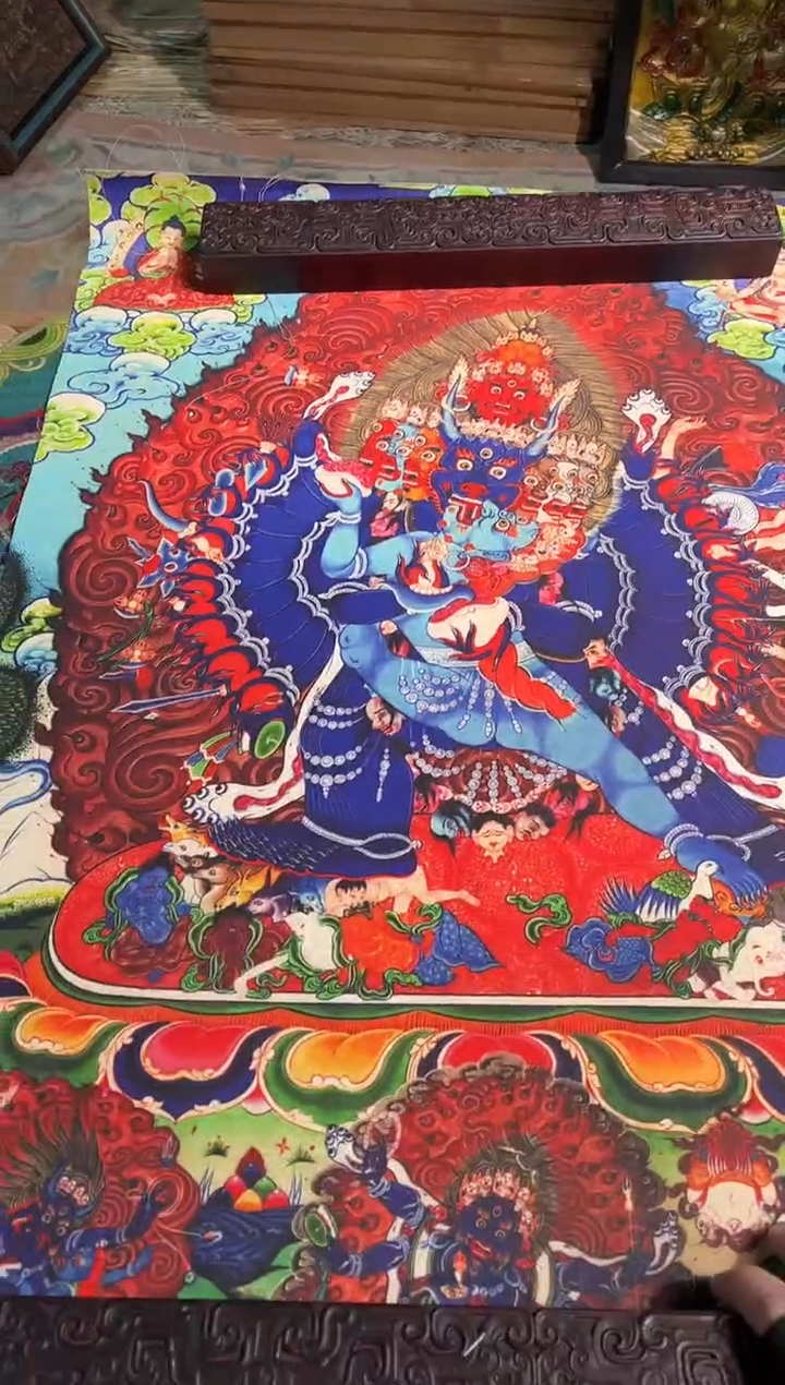 卷轴画天天的唐卡tk160