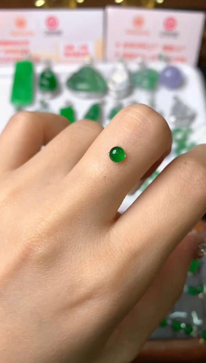 【闪购商品】定制翡翠未镶嵌裸石（镶嵌定制）