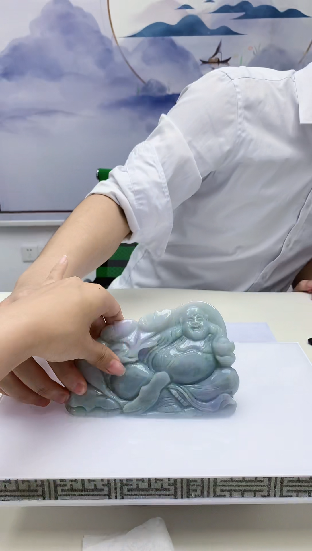 定制翡翠未镶嵌4868kk-毛货挂件178