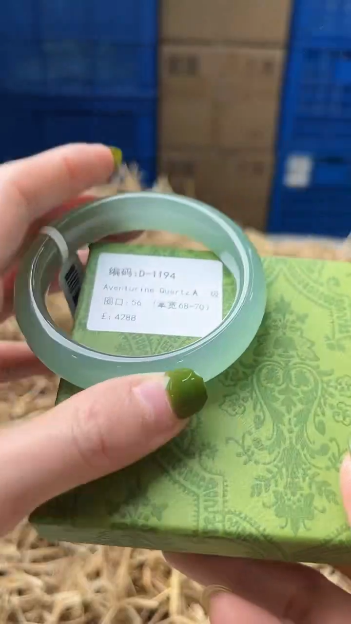 未镶嵌手镯石英质玉D1194