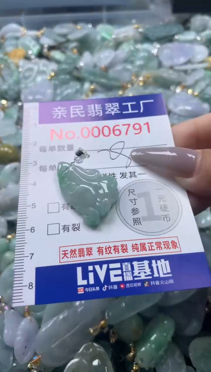 颈饰未镶嵌翡翠6791