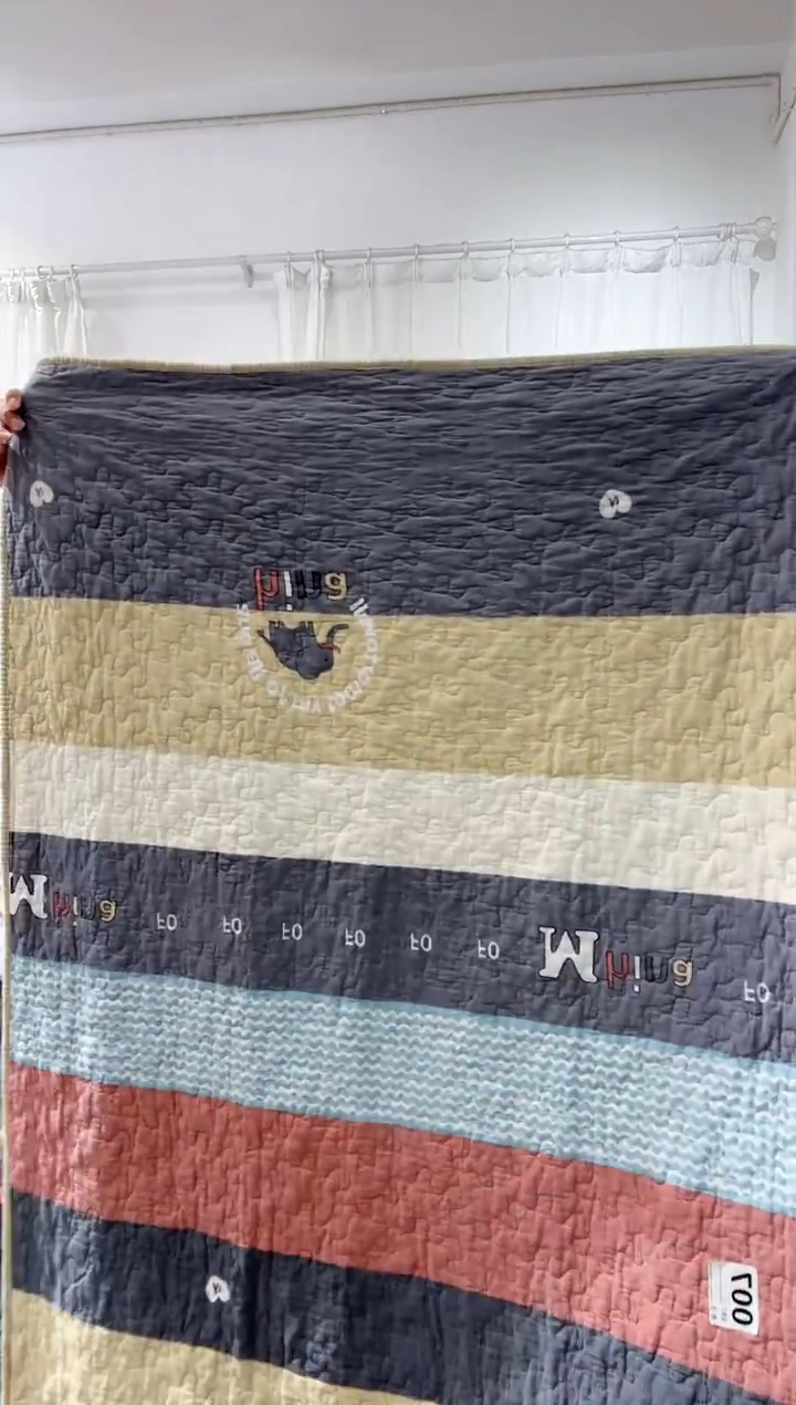 棉90*200纯棉床盖75号微瑕