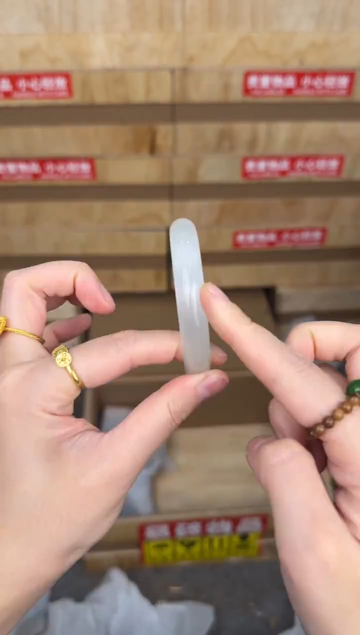 慈木器文玩阁白玉镯链接@@ys1718