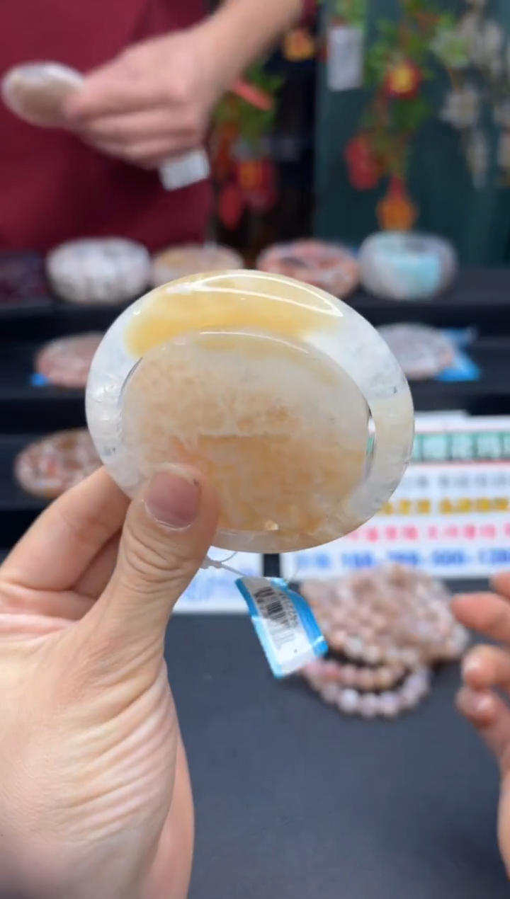 【闪购商品】石英质玉手镯未镶嵌2145（57圈赠送镯心）