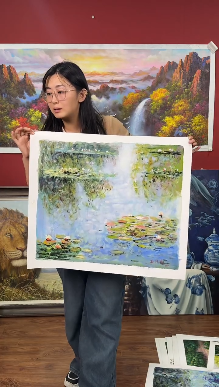 油画农*子画1111