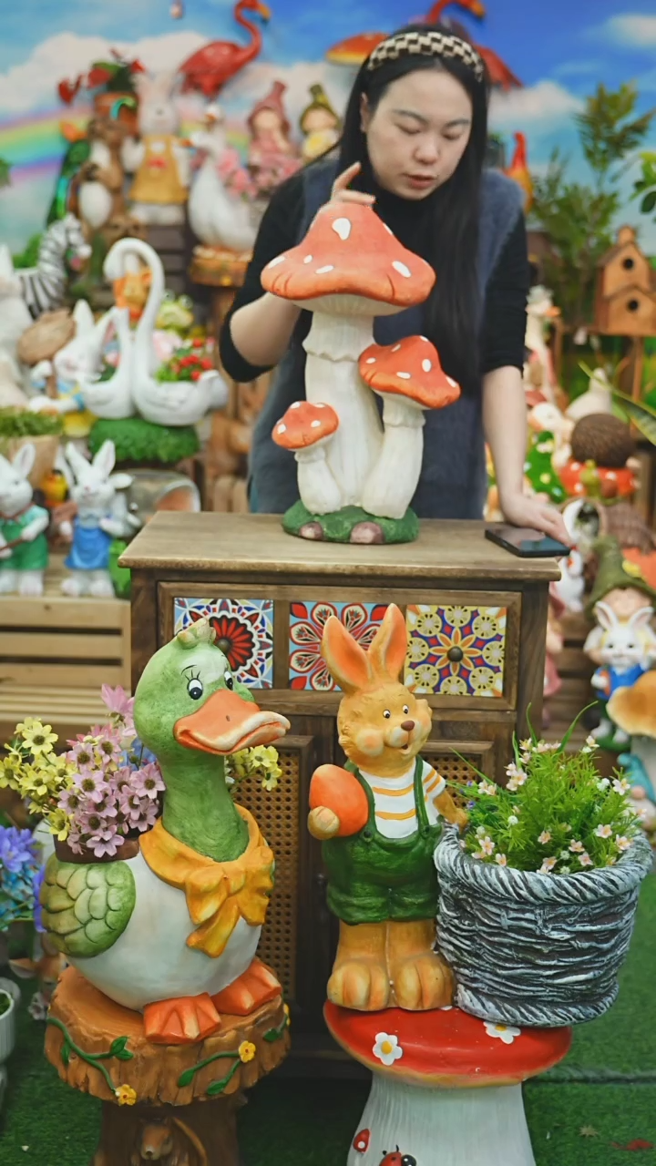 【闪购商品】树脂花园庭院摆件&00&