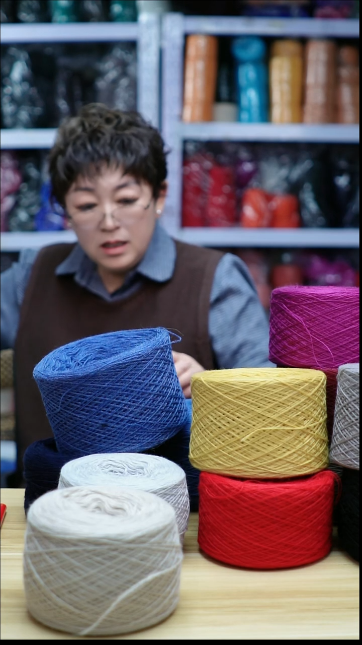 羊毛欢姐手编线B297