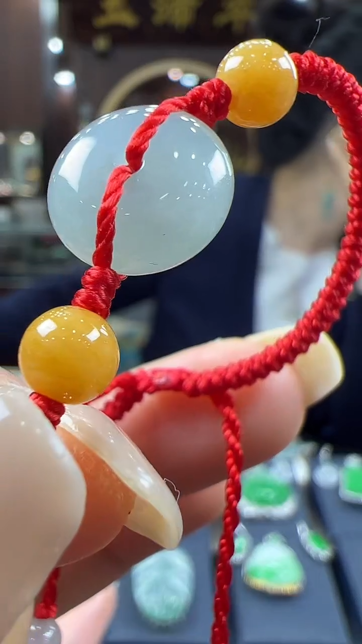 【闪购商品】翡翠挂件未镶嵌儿童手绳