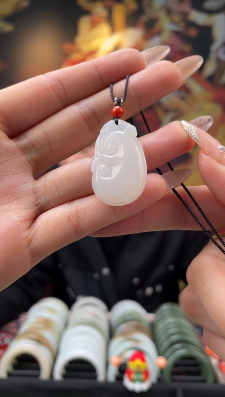 【闪购商品】和田玉未镶嵌颈饰白玉如意吊坠多样性发一件