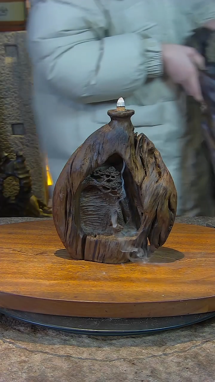 木木雕款22*8*27cm，金丝楠阴沉木山水摆件