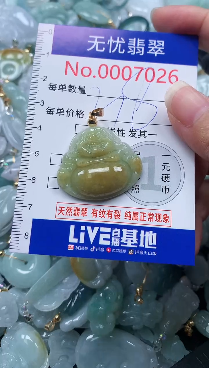 颈饰未镶嵌翡翠7026