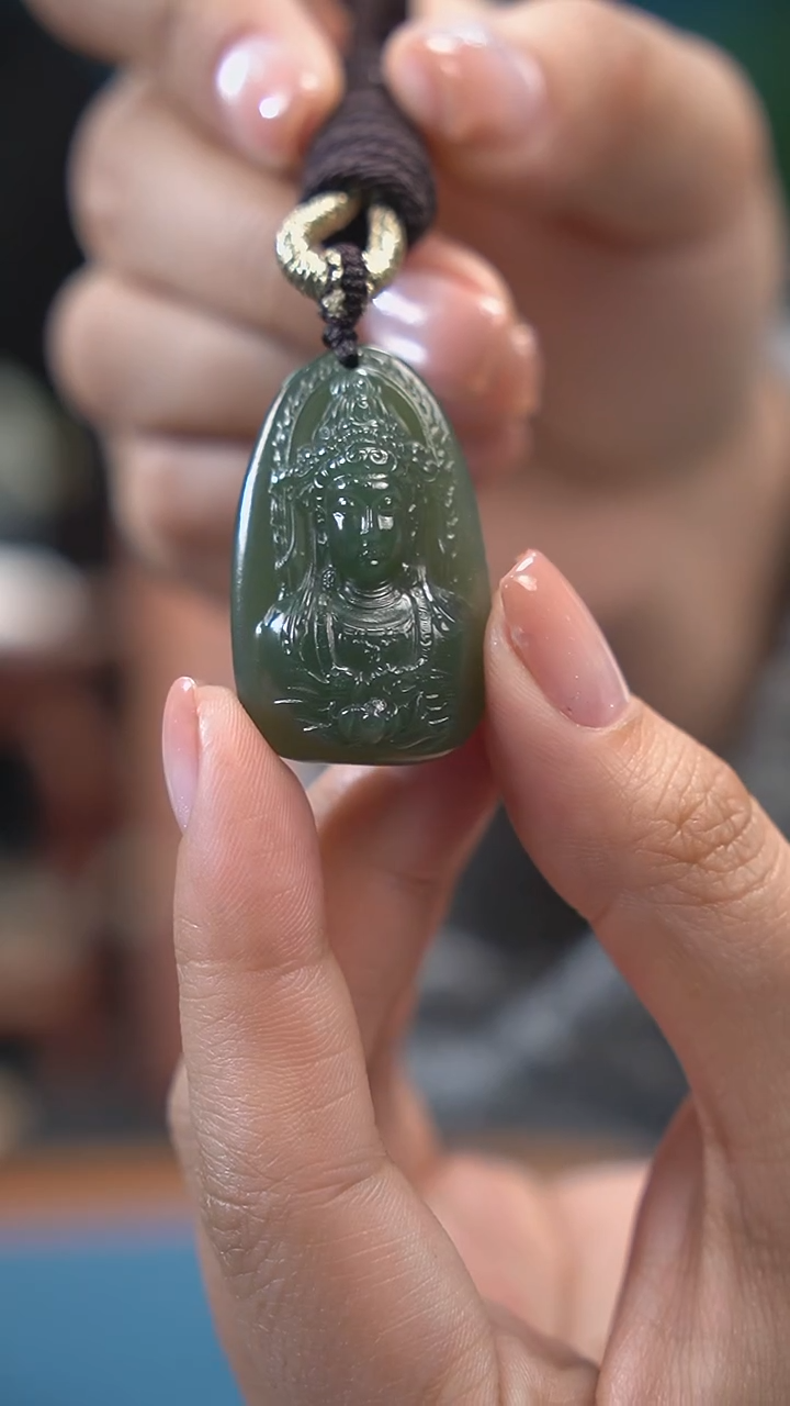 【闪购商品】和田玉吊坠(不含链)未镶嵌观音