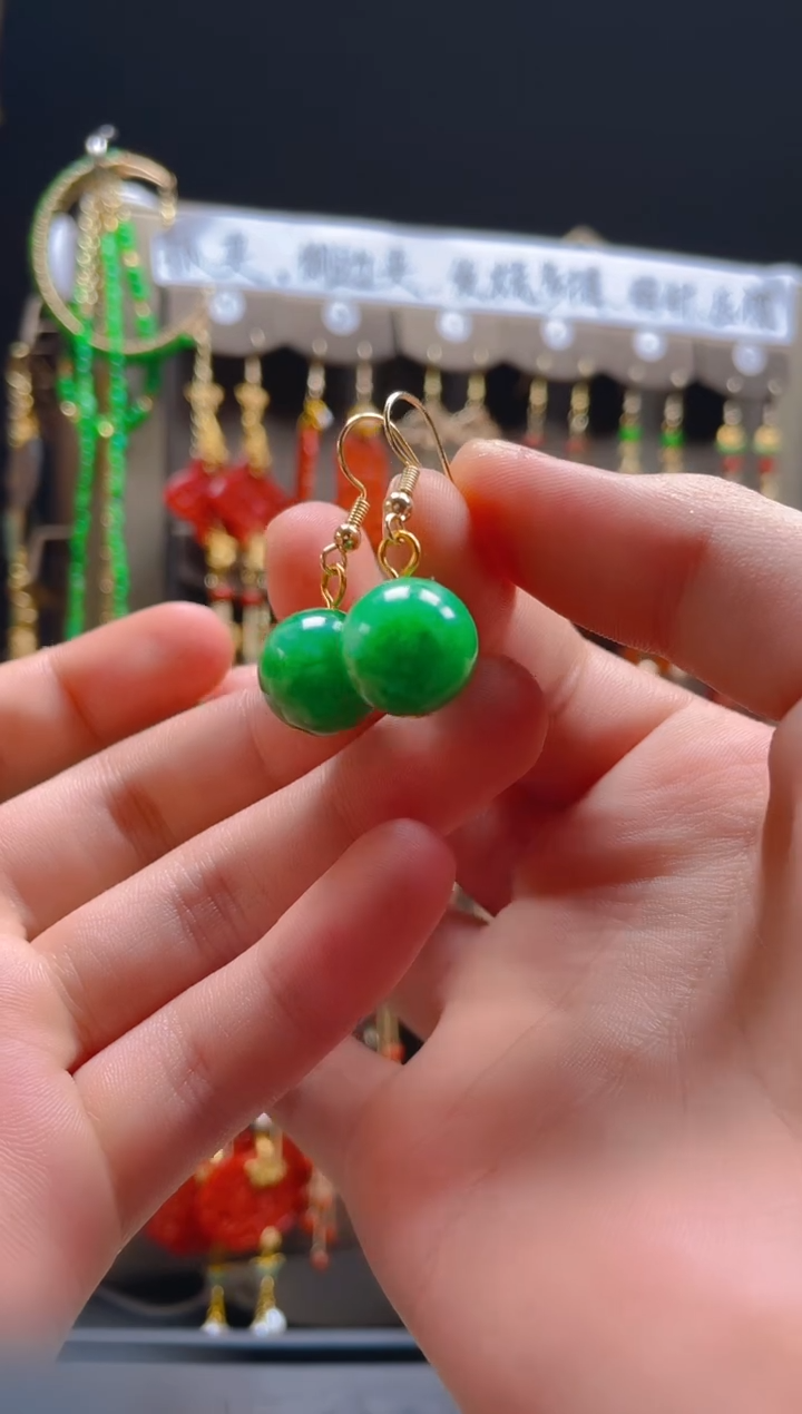 【闪购商品】玛瑙/玉髓耳饰合金024玛瑙饰品