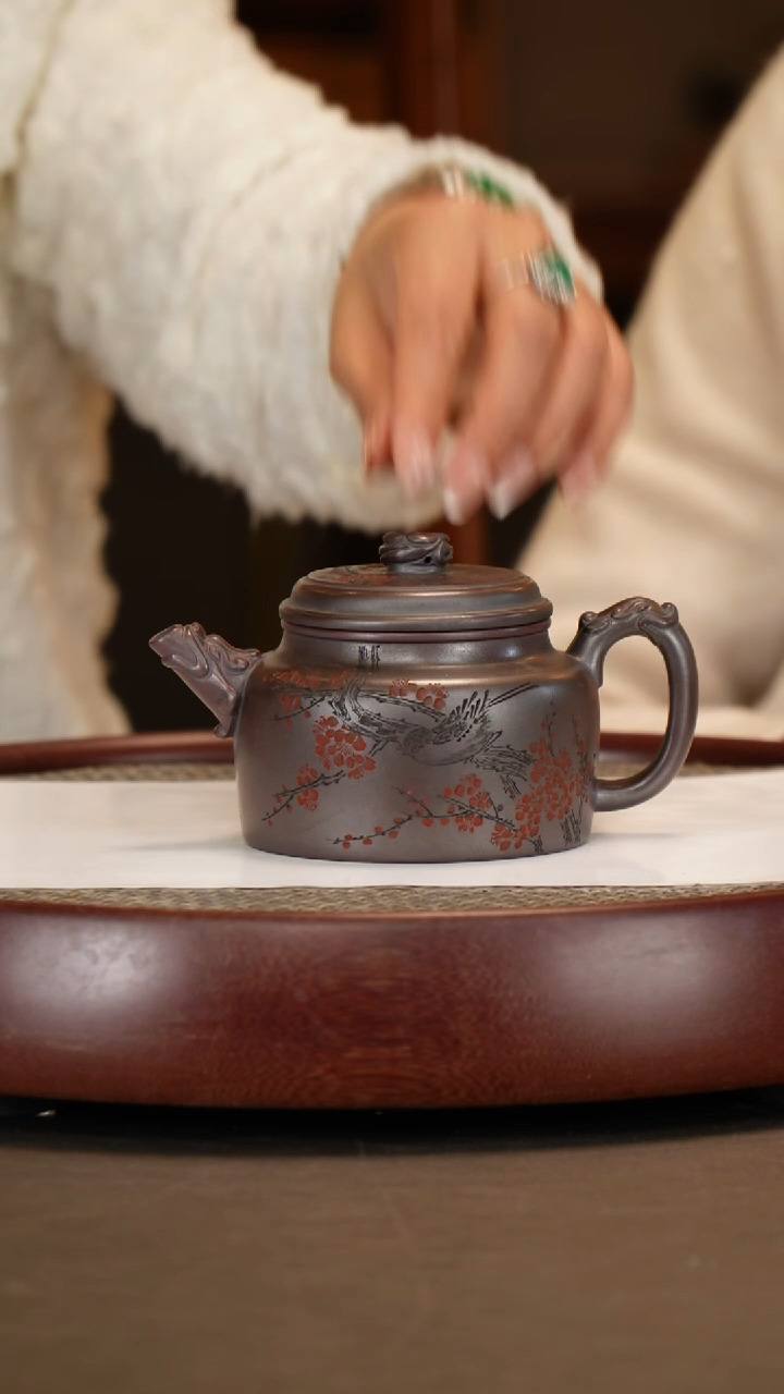 【闪购商品】紫砂茶壶【范菊英】邵家泥 德钟 350cc