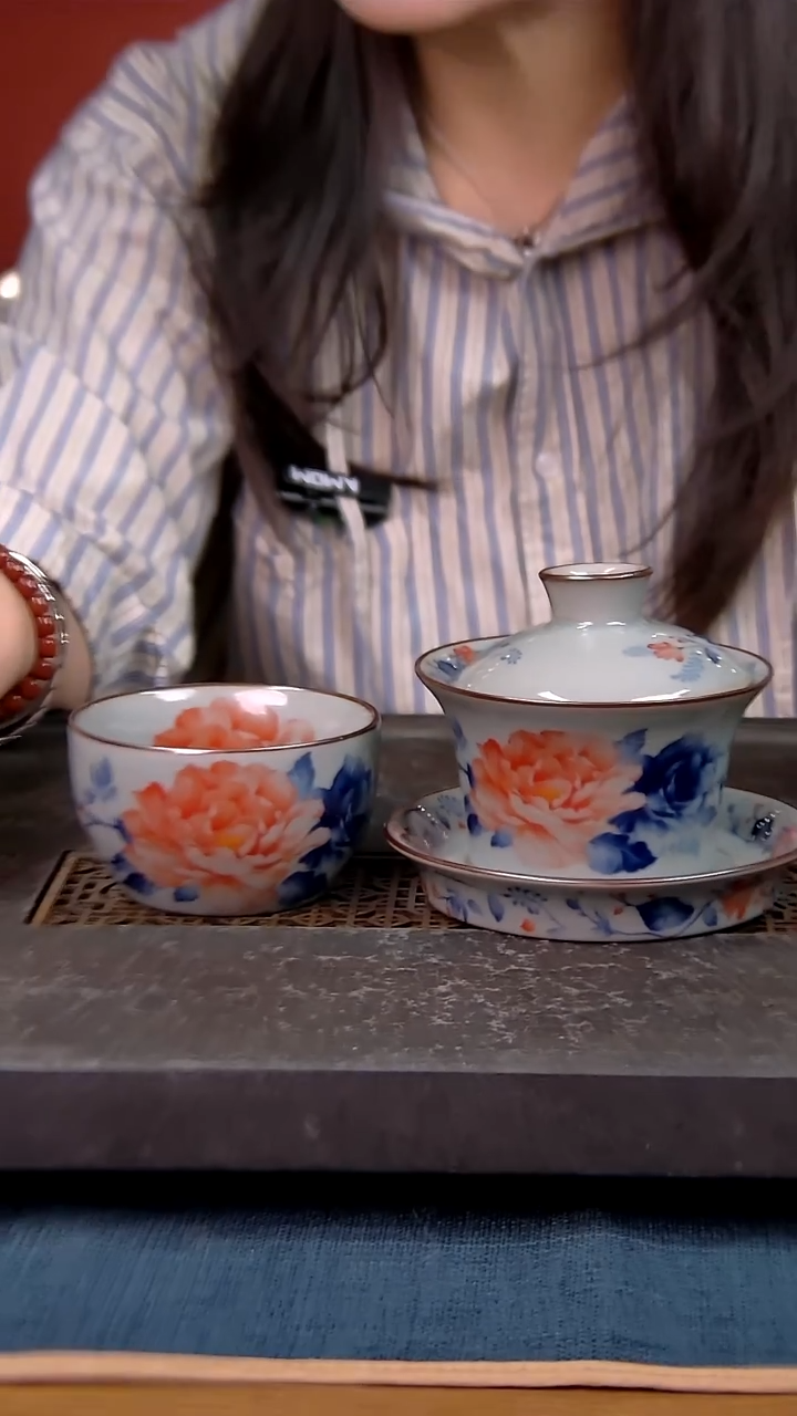 简装家用款2件套 老陶泥开片纹陶瓷茶具