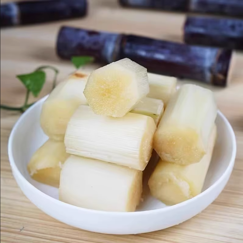 正宗广西新鲜黑皮甘蔗脆甜多汁应季水果现砍现发包邮（精选中段）