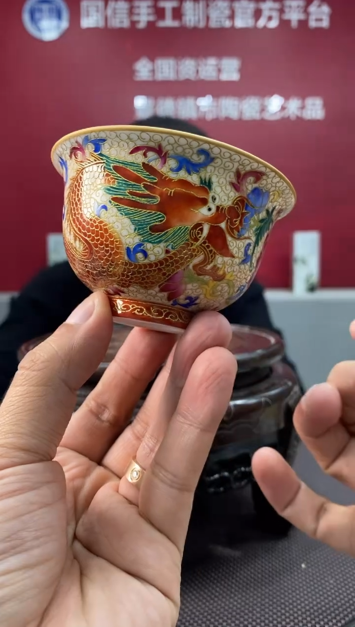 陶瓷e628景德镇瓷器一件