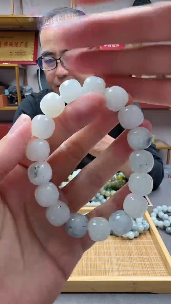未镶嵌手链和田玉14青花老型