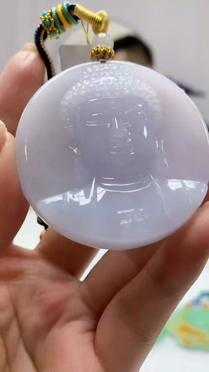 【闪购商品】定制翡翠未镶嵌5152ms-毛货挂件171