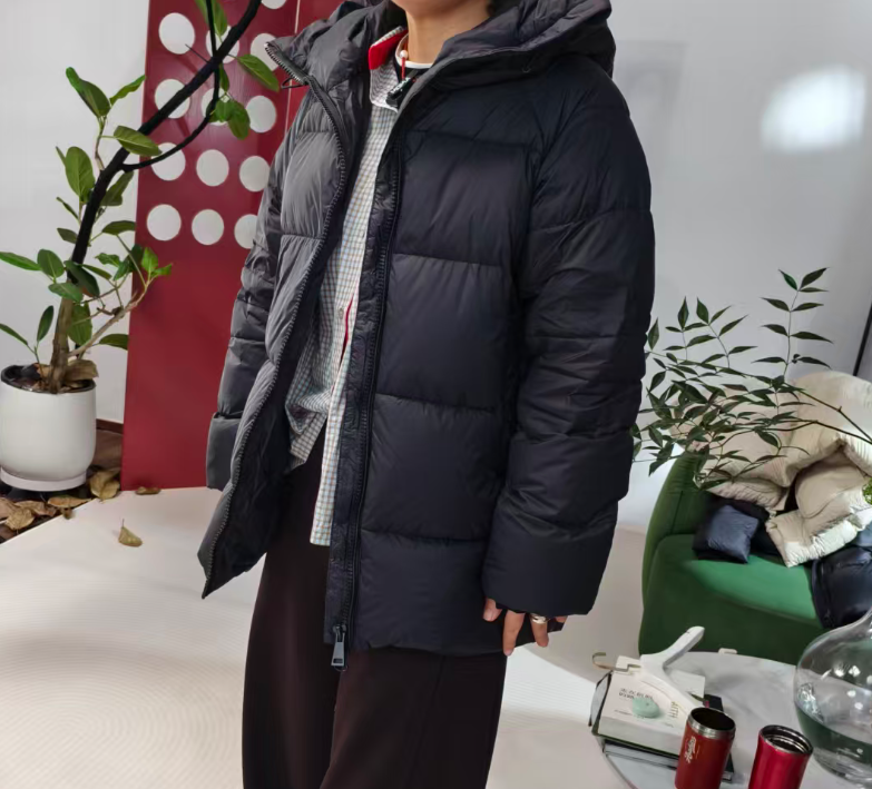 冬厚款女一手长款女款长袖鹅绒服羽绒服SH461