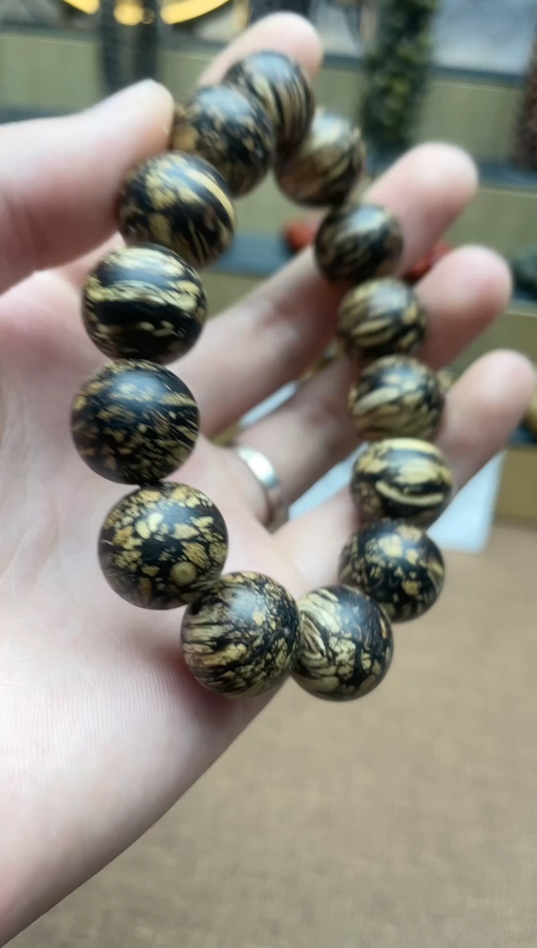 【闪购商品】阴沉木手串/手链花珠手串354