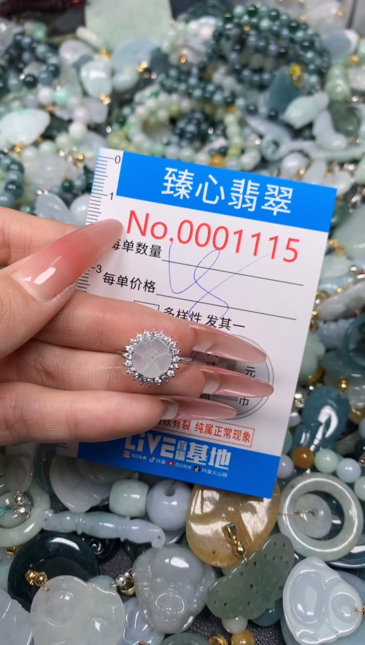 【闪购商品】翡翠颈饰未镶嵌含绳0001115