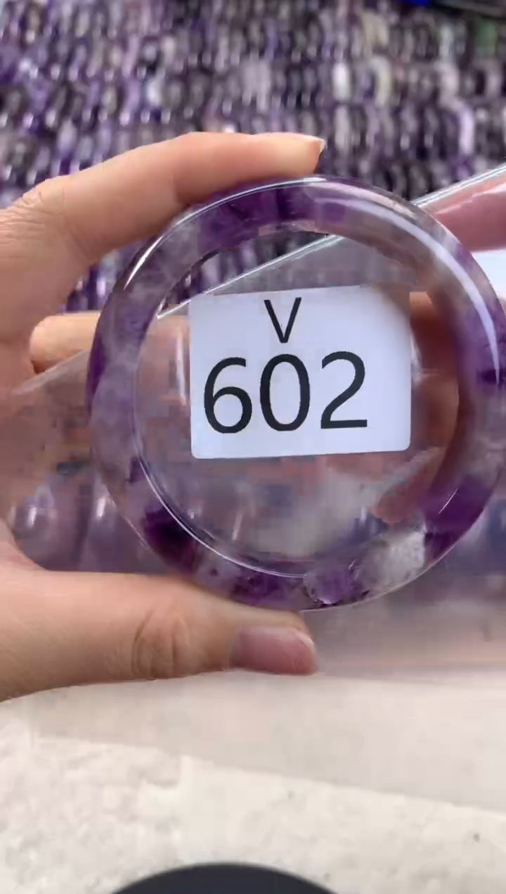 【闪购商品】水晶水晶手镯V未镶嵌602-57